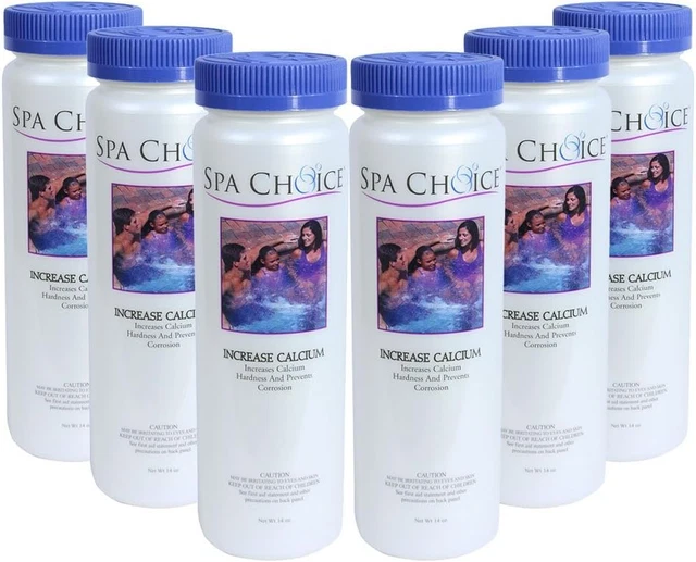 472-3-5031-06 Increase Calcium for Spas and Hot Tubs, 14-Ounces, 6-Pack