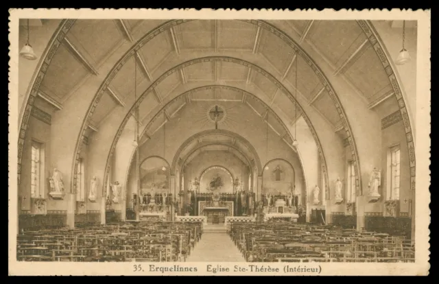 ERQUELINNES - Eglise Ste Thérèse - Sainte - Intérieur - MARILLESSE ( N 47849 )