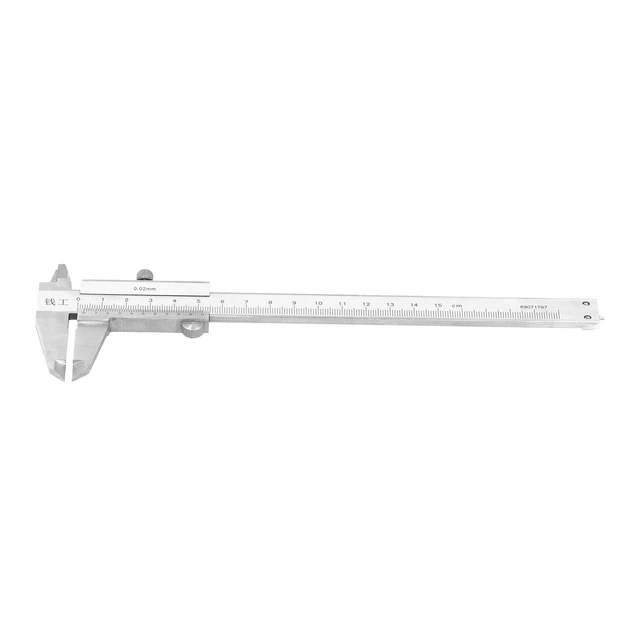 Vernier Caliper Gauge Stainless Steel Industrial Grade Accuracy 0.02mm 0-150mm