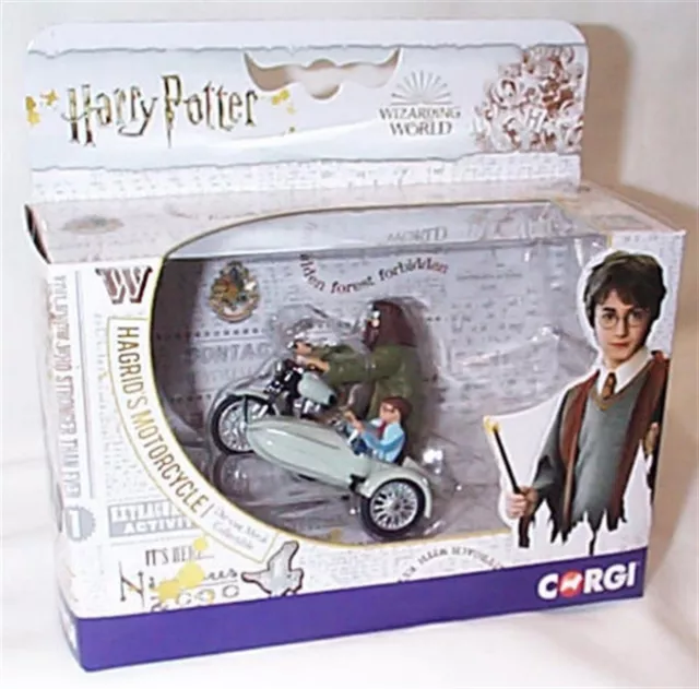 Corgi CC99727 Harry Potter Hagrid's Motorcycle & Sidecar Diecast Model New Boxed