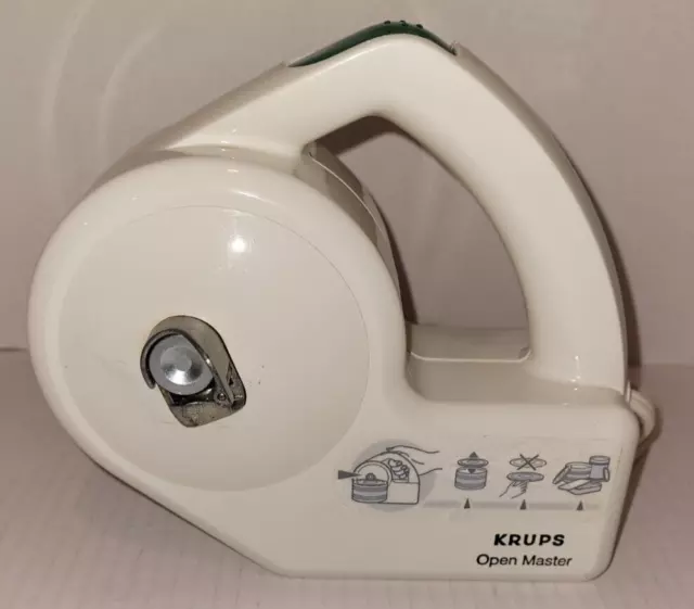 KRUPS Open Master Bladeless Handheld Electric Can Opener Tested Working