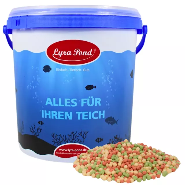 10 L Pond Colour Mix Light im Eimer Teich- und Fischfutter Fische Lyra Pond®