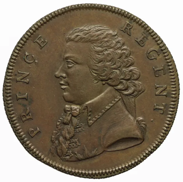 Middlesex Prince Regent Halfpenny Token 1789  D&H 969