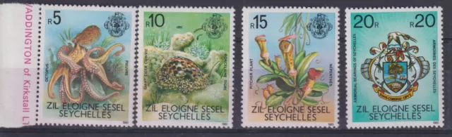 Seychelles Zil Eloigne Sesel 1980 set of 4 MNH