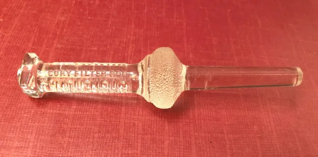 1930's Glass Cory Filter Rod for Cory Glass Vacuum Coffee Pot,  5 5/8 inches