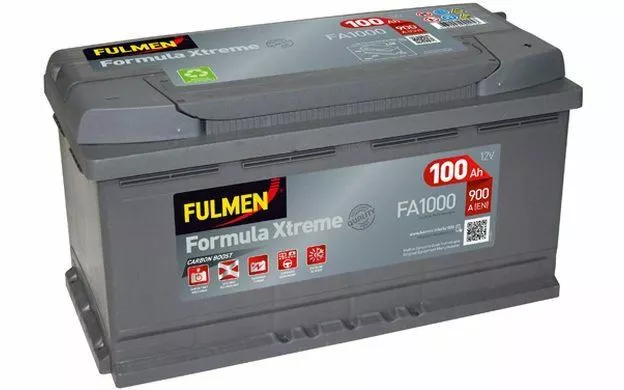 FULMEN Batterie de démarrage 100ah / 900A pour VOLKSWAGEN TOUAREG BMW X6 FA1000