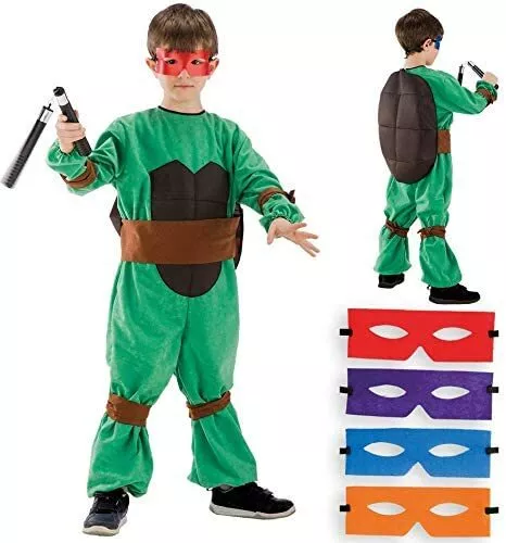 Carnival Toys Costume da Tartaruga Ninja Turtle Vestito Bambino Carnevale