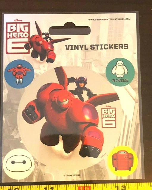 STICKER BIG HERO 6 Disney Official Vinyl Sticker Plus 4 Small Stickers