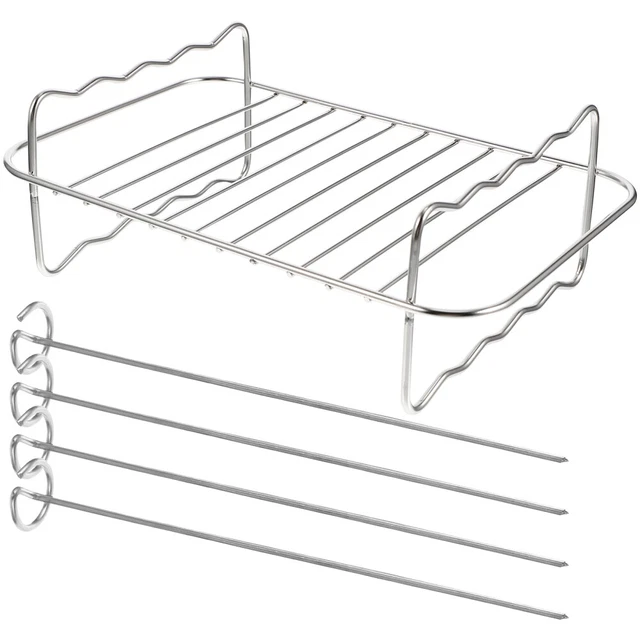 Supporto Metallico Gastronorm In Acciaio Inossidabile - Griglia Di Cottura 150x680x180 Mm - Foto 7