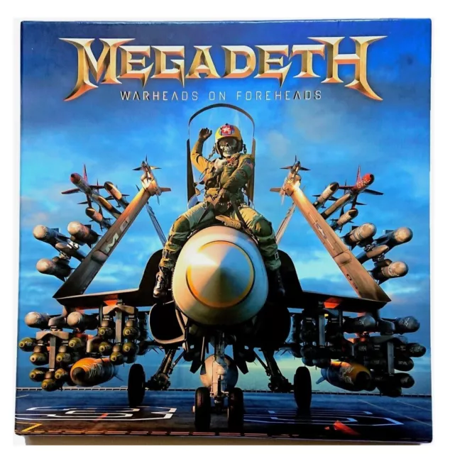 MEGADETH Warheads On Foreheads - DELUXE BOX Set 4LP Vinyl 180gr W/ BOOKLET - NEW