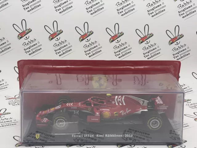 Die Cast " Ferrari SF71H Kimi Raikkonen - 2018 F1 1/24