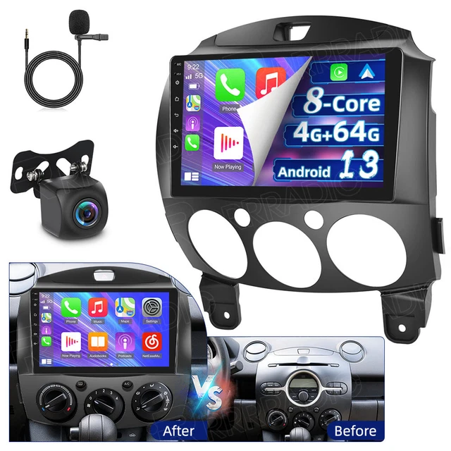 Ohradio 9 Zoll Android Autoradio Für Mazda 2 (2007-2014) - Wireless Carplay & Android Auto | 2+64GB