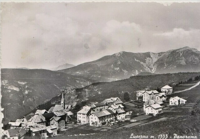 AANNO 1953 Cartolina Luserna -  trento viaggiata 1953