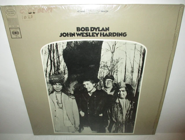 Bob Dylan ‎– John Wesley Harding 1967 LP ‎CS 9604 Shrink