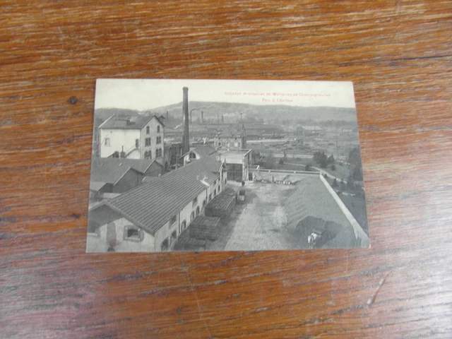 CPA ANTIQUE POSTCARD: BRASSERIE CHAMPIGNEULLES 54 Coal Park