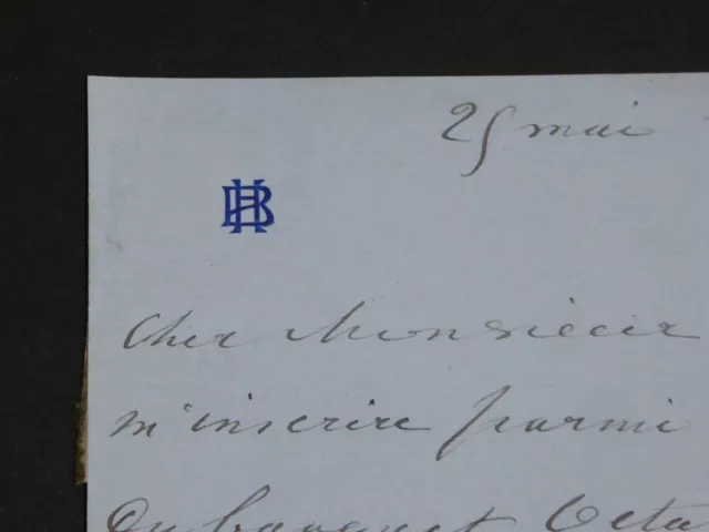 BAUER Henry - LETTRE AUTOGRAPHE SIGNÉE 1903 BANQUET OCTAVE MIRBEAU 3