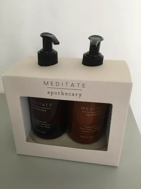 M&S Meditate Apothecary Hand Wash and Hand & Body Lotion (BNIB)