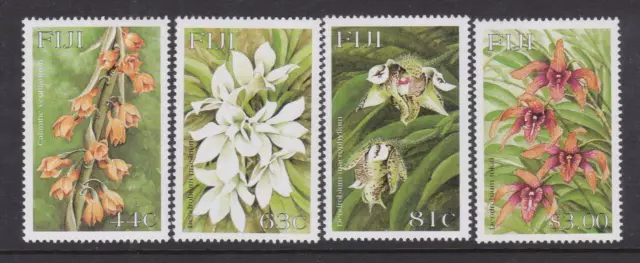 Fiji 1999 Flower Stamps Orchids Flora Mnh - Fl31