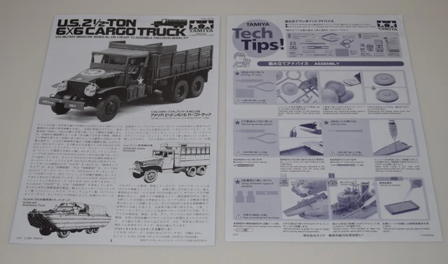 Tamiya Cckw-353 Truck 35218 ⭐Parts⭐ Instruction Booklet 1/35