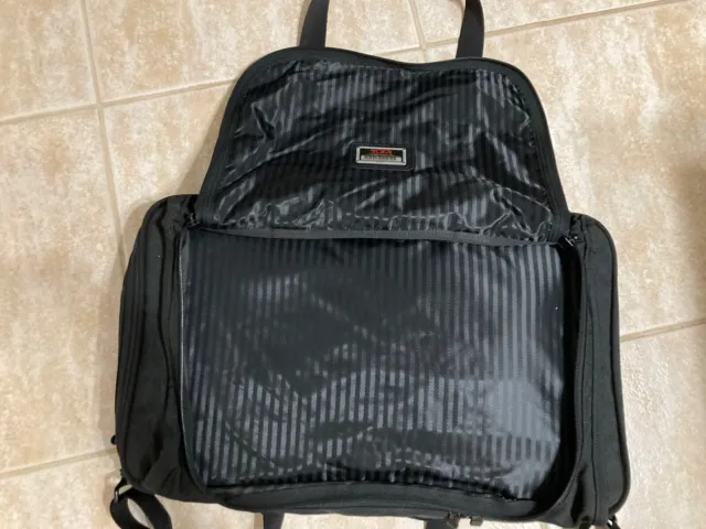 TUMI Black Ballistic Nylon Expandable Carry on Travel Weekender Bag 27803 EXC 3