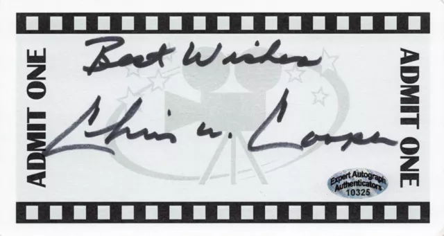 CHRIS W COOPER Signed Autographed Card