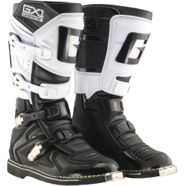 Gaerne Motocross-Stiefel GX-1 Weiß/Schwarz