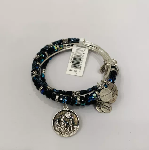 NWT Authentic ALEX AND ANI Harry Potter HOGWARTS CASTLE SET OF 5 Charm Bangles