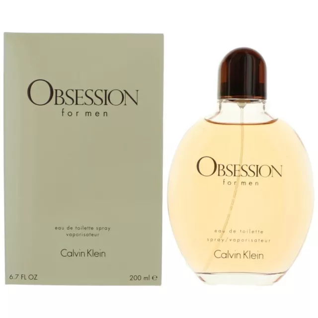 Obsession by Calvin Klein 6.7 / 6.8 oz EDT Cologne for Men New In Box