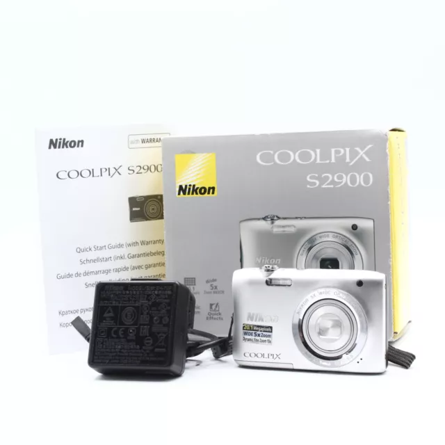 Nikon CoolPix S2900 16,0Mp Digital Camera Y2K Silver N°40045667 - Bon état !!