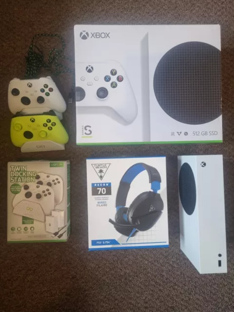 Microsoft Xbox Series S Fortnite & Rocket League Bundle 512GB Console -  White for sale online