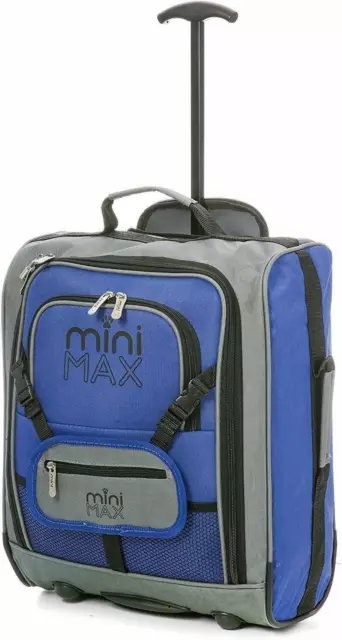 MiniMax easyJet Carry On Cabin Hand Luggage Trolley Backpack Bag Fits  45x36x20