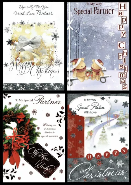 PARTNER Quality CHRISTMAS CARD - Quality Cards  CHOICE of DESIGNS