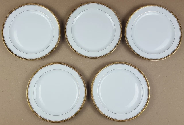 Lot De 5 Assiettes à Dessert - Motif Kiss That Frog / Recettes De Grand-Mère - Occasion
