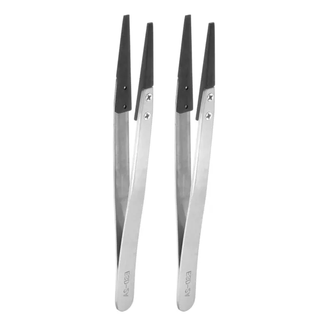 6-PIECE STAINLESS STEEL Precision Tweezer Set for Makeup and Personal Care  $12.73 - PicClick AU