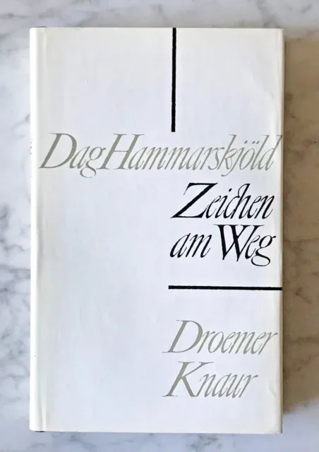 Dag Hammarskjöld: Zeichen am Weg, Einleitung von Anton Graf Knyphausen, 1965