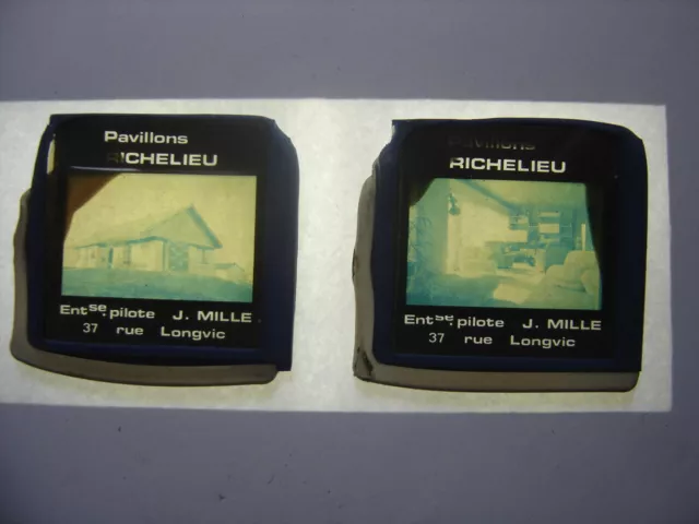 LOT Diapositive Photo Diapo Slide PAVILLONS RICHELIEU Mille rue de Longvic Dijon