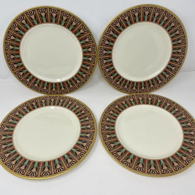 LENOX Lucia 10.75” Dinner Plates lot of 4 Grand Tier USA