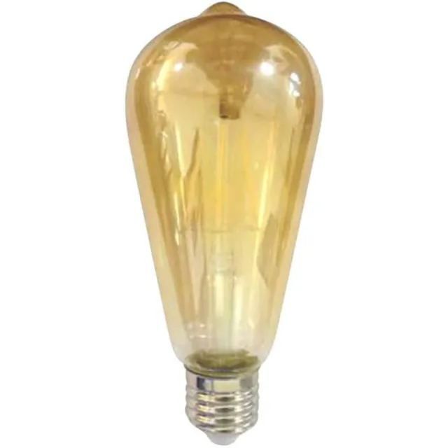 LightMe LED Filament Edison ST64 Vintage 4W = 30W E27 Gold 320lm 2500K warmweiß