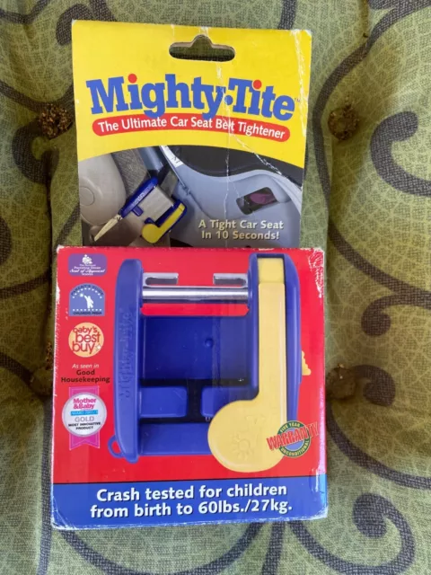 Mighty Tite Ultimate Seat Belt Tightener Auto Car Toddler Baby NIB
