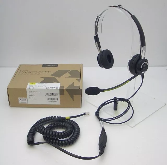 Jabra BiZ 2400 Duo QD Headset Paket Mit GN8800-02 Kabel für Cisco IP Phones