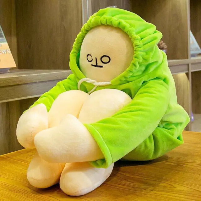 2 Pieces Banana Doll Plush Stuffed Man Toy with Magnet Pose Funny Man Doll  Decompression Toy Plush Pillow Toy Stuffed Doll Toy Present for Teens,  Yellow, 7.1 Inch/ 18 cm 