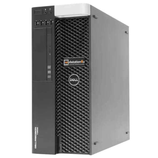 8-Core Dell T3600 Workstation Xeon E5-4650 FirePro V7900 16GB RAM 256GB SSD W10