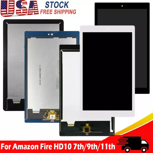 For Amazon Kindle Tablet HD10 SL056ZE/M2V3R5/T76N2P LCD Display Screen Digitizer