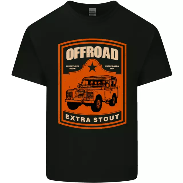 T-shirt da uomo in cotone Offroad Extra Stout 4X4 Offroading Off Road