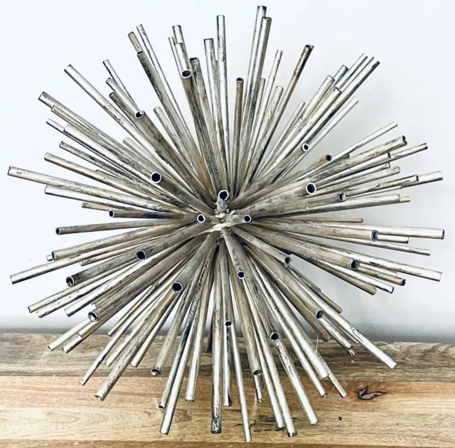 Sputnik Sculpture attributed to Curtis Jeré, 1960s MCM Mid Century Modern 16”