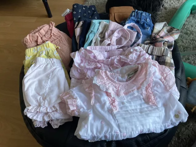 Baby Girls Bundle Of Clothes Age 9/12 Months designer/Ralph Lauren & More