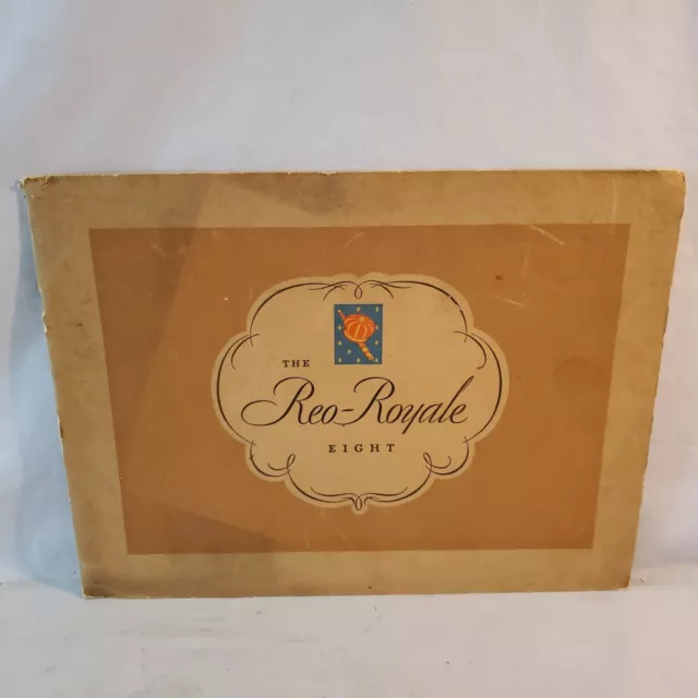 Factory Original 1936 Reo Royal Eight Sales Brochure Offers Considered