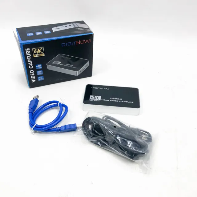DIGITNOW! 4K 60Hz HDMI Video Capture Card, USB 3.0 mit Mikrofon