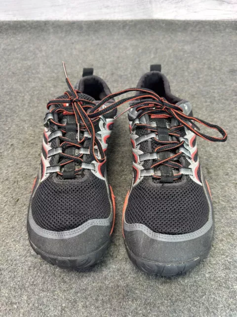 MERRELL ROAD GLOVE 2 Barefoot Road Trail Shoes Running Black Red Silver ...