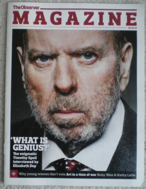 Timothy Spall - Observer magazine – 19 April 2015